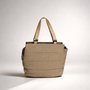 Salvatore Ferragamo Beige Tote Bag